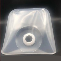 Seau souple portable en plastique 5L/10L/20L, forme carrée, barils pliables, impression sérigraphiée, pour liquides de désinfection, stockage Cubitainer