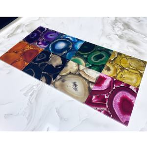 Losas de <span class=keywords><strong>Piedra</strong></span> <span class=keywords><strong>Semipreciosa</strong></span> Retroiluminadas Transtones TO-101 <span class=keywords><strong>y</strong></span> Azulejos de Ágata Azul, Diseño Moderno para Hoteles, Garantía de 4 Años - Product Image 1