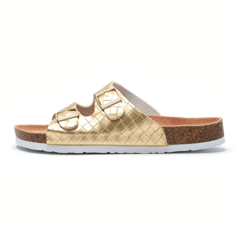 Cheap Slides Sandals Casual Flip Flops Beach Cork Sole Slippers Thick Bottom Cork Slipper for Men