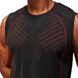 Camiseta sin Mangas para Hombre, de Algodón Puro, Color Sólido con Estampado, Holgada, Informal, Deportiva, para Verano - Product Image 2