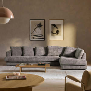 Sofá Modular <span class=keywords><strong>en</strong></span> Forma de L para Decoración de Sala de Estar de Hotel o Villa Moderna, Sofá Cama Tapizado <span class=keywords><strong>en</strong></span> Tela de Lujo Ligero y Alta Comodidad - Product Image 1