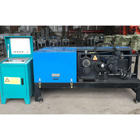 Machine de redressage et de coupe de barres d'armature et de fil métallique à vente directe avec moteur électrique, commande CNC, haute productivité