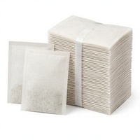 Sachets de thé en pâte de bois thermoscellables, filtres à thé vides, 2 x 3 pouces, blancs, compostables, 100 pièces pour thé en vrac