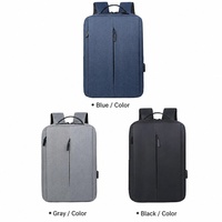 Sac à dos pour ordinateur portable pour homme, personnalisé avec logo, en tissu Oxford, avec fermeture éclair, port USB, étanche, antivol, pour l'école, le voyage et le travail.