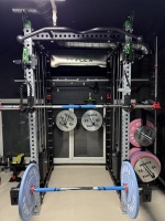 Smith Machine Équipement de gymnastique Utilisation commerciale Multi-Functional Squat Rack Combo Cable Crossover Power Pully Chest Triceps Leg