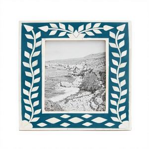 Marco de Fotos de Madera de Lujo Personalizable de 4x6 con Madreperla, Decorativo para Colgar en el Hogar, para Cumpleaños y Bodas, Hecho a Mano - Product Image 4