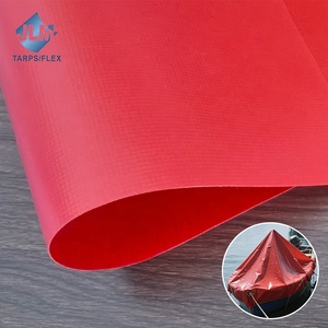 Độ bền cao PVC vải cuộn 3.2m Chiều rộng 650 GSM PVC bán bọc vải cuộn 1000D 1300D 100% polyester Filament đầy đủ tráng - Product Image 5