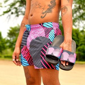 Mens <b>Women</b> Unisex Mid Waist Woolen Drawstring Swim <b>Shorts</b> Summer Elastic Waist Liner Pockets Quick Dry Anti-UV Swimwear - Product Image 1