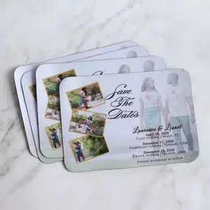 Impression d'image Invitations de mariage magnétiques Save the Date Cards cartes d'invitation d'anniversaire personnalisées Cartes RSVP