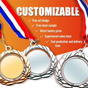 Medallas en Blanco para Deportes: Fútbol, Maratón, Fútbol Americano - Soporte para Medallones y Cintas - Trofeos Personalizados Económicos para Premios de Artesanía Metálica - Product Image 5