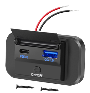 12-24V QC3.0 + PD kép USB sạc xe hơi van RV sạc nhanh ổ cắm 2 cổng điện - Product Image 4