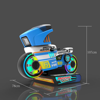 Jeu d'arcade de conduite de moto dynamique en salle Speed Hunters, console de jeu à pièces, simulateur de moteur en métal, 6 ans et plus, centres de jeux