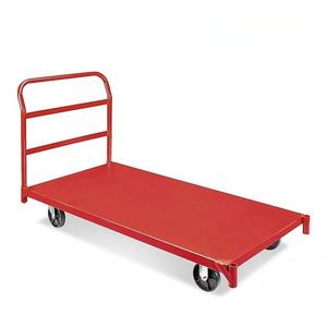 Chariot à plateforme manuel avec roues mobiles, outils de rangement pour le shopping, gain de place, pliable, poignée pivotante, chariot à plateau plat - Product Image 6