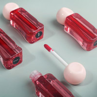 Brillant à lèvres végétalien à haute teneur en pigments 3ml Baume à lèvres teinté naturel avec éclat brillant Huile à lèvres revitalisante sans cruauté