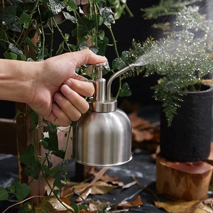 250มิลค่ะมินิสแตนเลสซาตินเงิน,ชุบโครเมี่ยมสีโลหะหมอกเครื่องพ่นสารเคมีหัวขวดน้ำ - Product Image 3