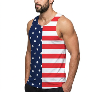 Camiseta sin Mangas para Hombre, Cuello Redondo, Color Sólido, Transpirable, Tejido de Poliéster/Algodón de 160g, Ropa Deportiva Informal - Product Image 3