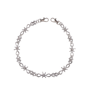 โซ่คาดเอว ดีไซน์แบบมีหนาม เงินทิเบต ชั้นเดียว เครื่องประดับแฟชั่นฮิปฮอป สวมใส่ได้ทุกวัน - Product Image 5