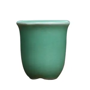 Bonsai mame pot bonsai mini, pot mini bahan mengkilap keramik kualitas tinggi