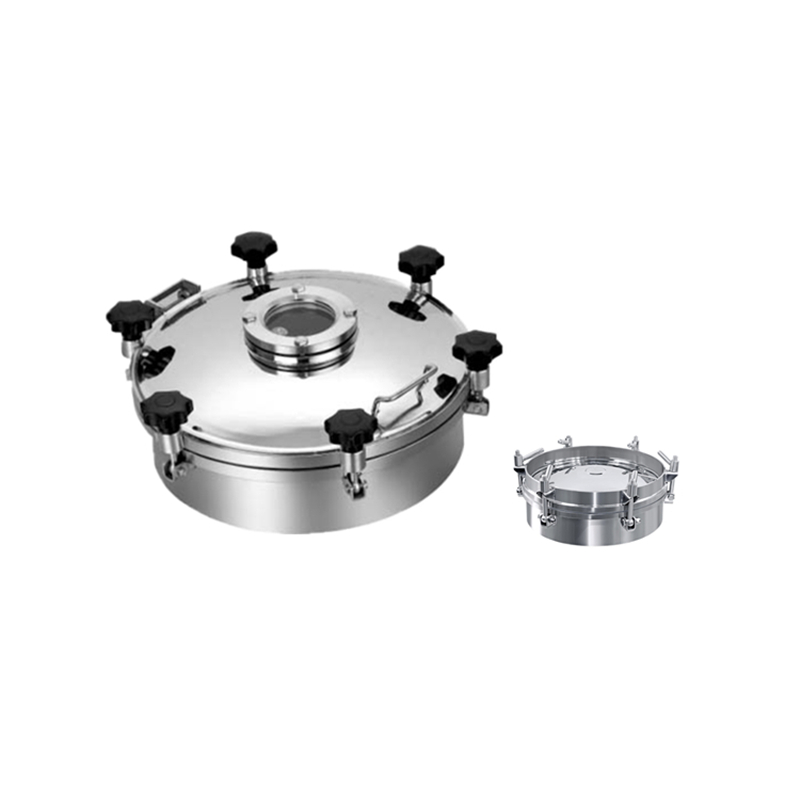 Контейнер DONJOY для пищевых продуктов, крышка люка, санитарный контейнер из нержавеющей стали, крышка люка для бака для напитков