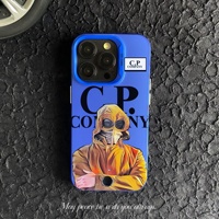 Coque de téléphone anti-chute et antichoc Fashion Electroplate IMD CP Company pour iPhone 12 13 14 15 16 17 Pro Max Plus
