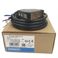 E3JK-DR12-C Saklar Fotolistrik Reflektif Difus SPDT Output Relay AC/DC 24-240V Sensor Industri Jangkauan Penginderaan 0-300mm