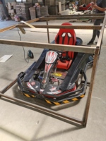 Go-Kart Eléctrico de Carreras, con Potente Motor y Chasis Resistente para Parques de Diversiones