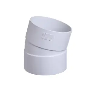 ERA supply PVC DWV Fittings drainage pipe fittings 15 Degree Bend