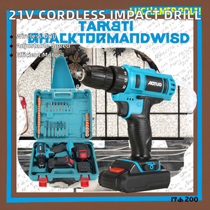 21V biến tốc độ dual-mục đích tác động khoan công suất cao xách tay không dây công cụ điện cho hộ gia đình sử dụng OEM hỗ trợ - Product Image 2