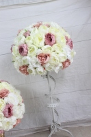 Boule de fleurs artisanale SPR pour décoration de mariage, fête prénatale, hôtel, anniversaire, décoration intérieure, fête des mères et Halloween