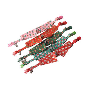 Collar para Mascotas con Diseño Navideño, Collar de Santa Claus para Gatitos con Campanas - Product Image 3