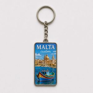 Porte-clés personnalisés par le fabricant, pendentifs à l'effigie de lieux emblématiques de Malte, cadeaux culturels européens, souvenirs de voyage - Product Image 3