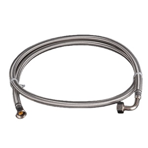 Tuyaux de machine à laver en acier inoxydable de 4 et 5 pieds – Raccordement et ligne <span class=keywords><strong>d</strong></span>'alimentation <span class=keywords><strong>d</strong></span>'<span class=keywords><strong>eau</strong></span> portables - Product Image 5