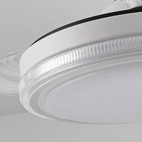 Gy013 — ventilateur de plafond sans lame avec télécommande, design moderne, luminaire de plafond, éclairage led, designer, 42 pouces, 110/220v