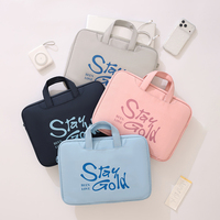 Housse pour ordinateur portable décontractée en polyester de 16 pouces, sac souple en tissu, pochette de transport portable pour voyage