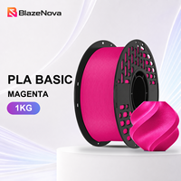 Filament PLA Basique 1KG 1.75mm Bobinage Propre Durable Premium Flux Constant Extrusion Imprimante 3D FDM Bambu Faible Odeur Résistant à la Chaleur