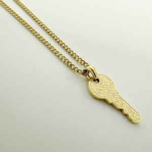 Inspire gioielli moda gioielli collane la chiave della pazienza collana islamico calligrafia aracica gioielli chiave ciondolo collane - Product Image 5