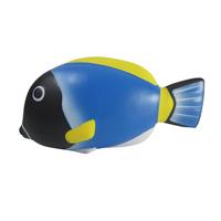 Balles anti-stress personnalisées en forme de poisson bleu, jouets promotionnels pour soulager l'anxiété, cadeaux d'entreprise, exercices pour les mains au bureau