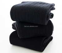 Chaussettes d'affaires de luxe personnalisées pour hommes, en coton de haute qualité, antibactériennes, jetables, avec logo sur le dessous, chaussettes côtelées pour l'automne