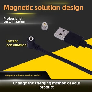 Nhà Sản Xuất 2-Pin 5Mm USB Nam Nữ 2 Pin Từ Điện Kết Nối Sạc Cáp Kết Nối Từ Tính - Product Image 2