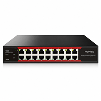 Switch Gestionado Gigabit de 24 Puertos con Administración Remota por Nube y Aplicación, 802.1Q VLAN STP/RSTP, DHCP Snooping, Uplink SFP, Carcasa Metálica