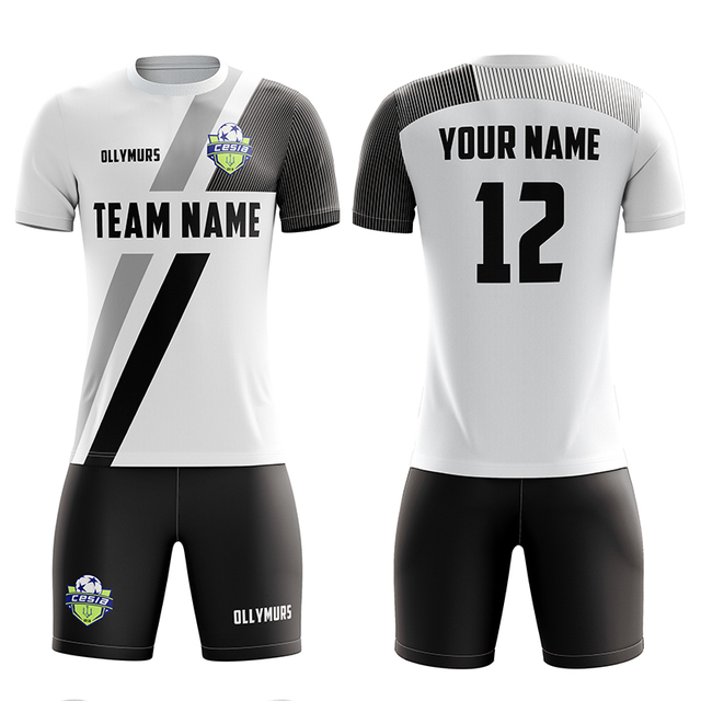 Customizable America Soccer Jersey Set Mesh Bibs Training Vest Vintage Referee Jersey and Futbol Gear for Club Team