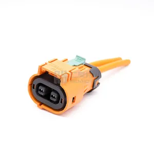 Jonhon EV Connector High Voltage HVIL Power Plug and Socket 2 Pin 40A