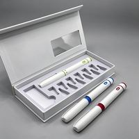 Boîte à stylos en papier rigide magnétique avec fenêtre, personnalisable avec votre logo, pour divers produits, prix de gros