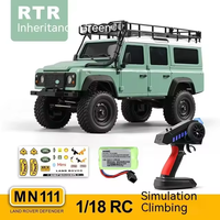 MN111 1/18 Rc Rock Crawler Kit de bricolage 4x4 professionnel 4wd camion tout-terrain véhicule entraînement escalade modèle de voiture jouet