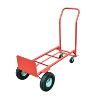 Carretilla de Plataforma de Acero, Precio Económico, Carretilla de Jardín, Carretilla de Transporte, Carretilla Manual, Carretilla de 200 kg de Capacidad, Carretilla Resistente
