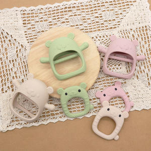 Mordedor de Silicona de Grado Alimenticio para Bebés, Juguete de Guante de Animal 3D, Antisuciedad, Hongo Pequeño, 0-24 Meses - Product Image 2