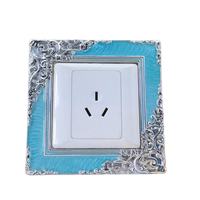 Cache-Interrupteur Minimaliste, Autocollant d'Interrupteur et Autocollant de Prise de Couleurs Premium, Décoration Murale pour Chambre et Salon.