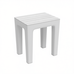 Taburete Woody Gris L 38 cm P 29 cm A 41.5 cm Muebles de Jardín para Exteriores - Product Image 2