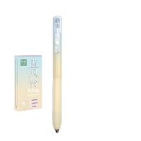 Ensemble de stylos gel rétractables Bluebell Series 0,5 mm, encre gel dégradée pastel, pour étudiants, écriture manuscrite, papeterie