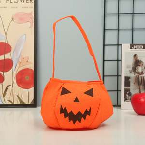 Bolsa de Calabaza Portátil de Halloween para Niños, Bolsa de Regalo para Dulces, Bolsas de Tela para Disfraces de Halloween - Product Image 2